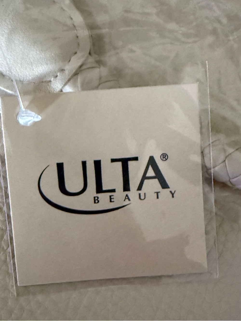 ULTA Beauty Cream Tote Bag w/ Gold Hardware | NWT Wrapped - Picture 6 of 7